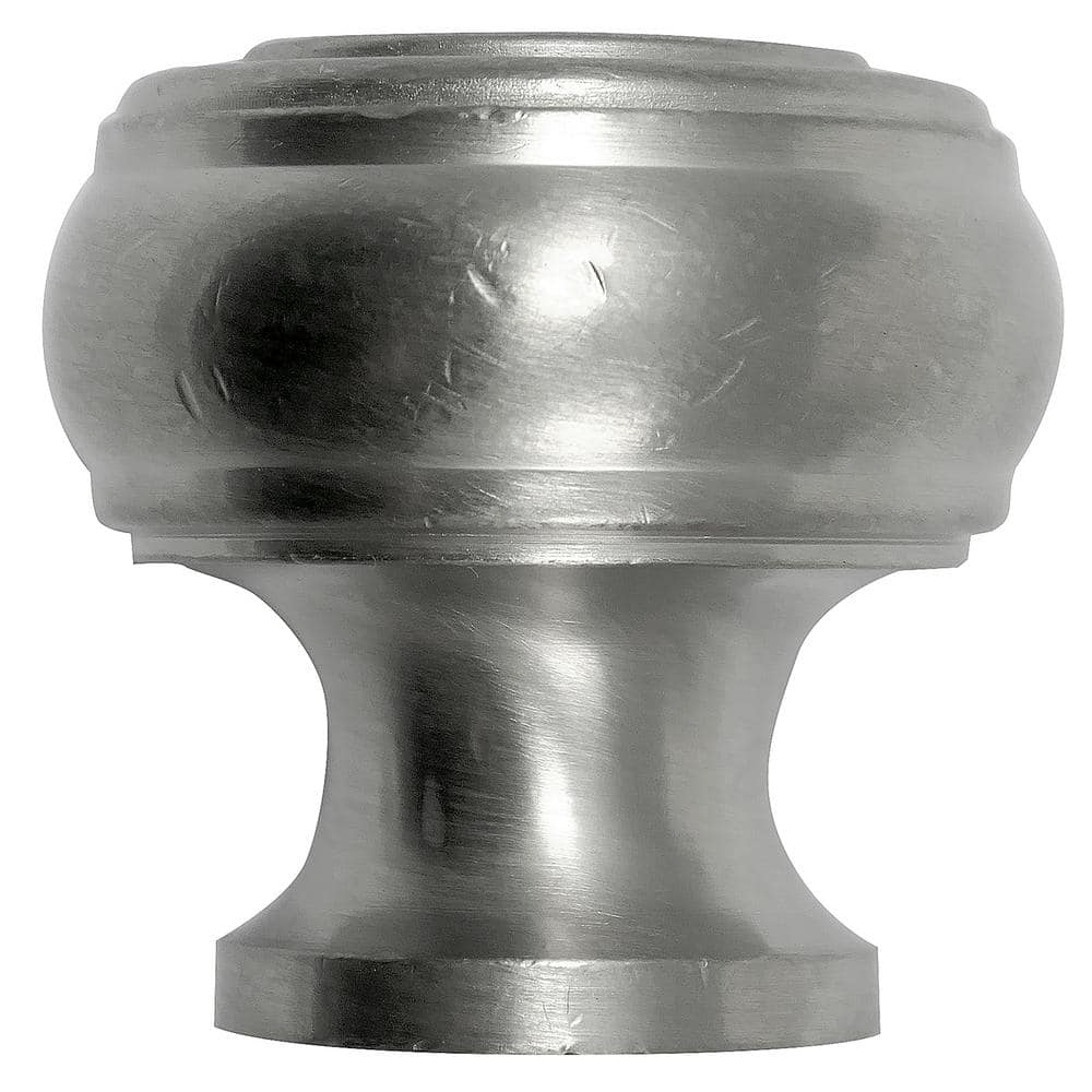 2-Inch Brushed Satin Nickel Round Cabinet Knob
