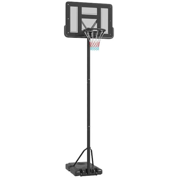 Tatayosi Height Adjustable 7.5 - 10ft Portable Basketball Hoop with Backboard, Wheels and Fillable Base for Youth and Adults