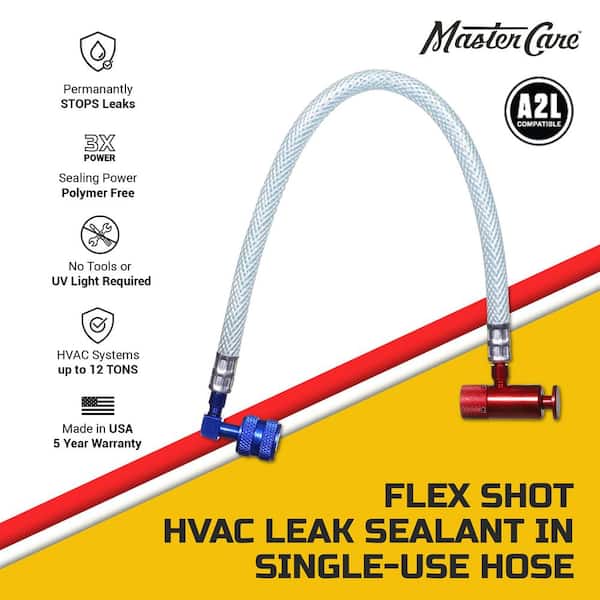 Flex Shot 0.3 ft. oz. HVAC Leak Sealant in Single-Use Hose