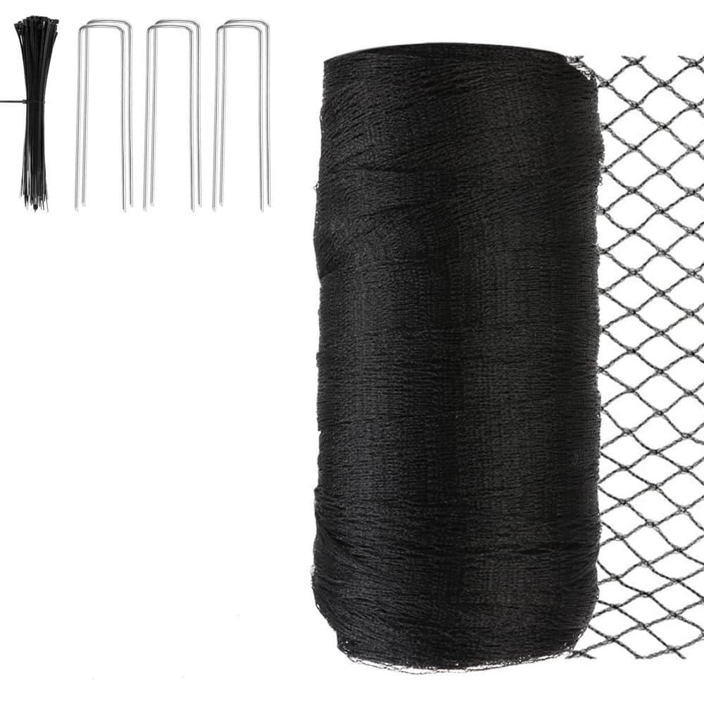 13 ft. x 40 ft. Heavy Duty Garden Bird Netting, Woven Mesh Net With Ties and Staples, Protects Vegetables Fruit Trees price history on PriceWatchPro