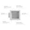 Commercial Electric TV Multimedia Recessed Box 5053-WH - The Home