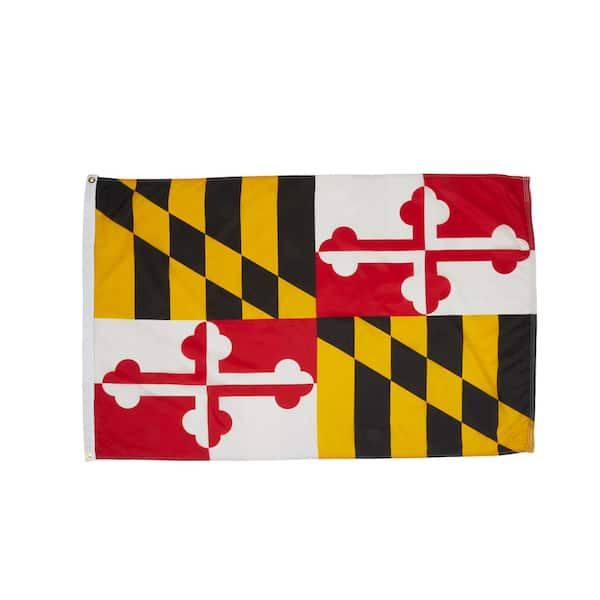 Allied Flag 3 ft. x 5 ft. Maryland State Nylon Flag-64-100-10040 - The ...