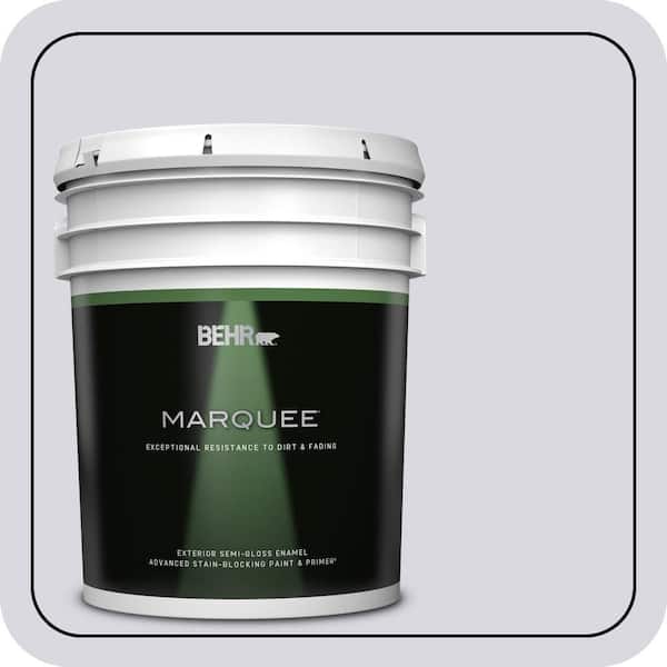 BEHR MARQUEE 5 gal. #MQ3-30 Petal Tip Semi-Gloss Enamel Exterior Paint & Primer
