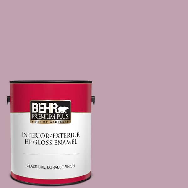 BEHR PREMIUM PLUS 1 gal. #S120-4 Decanting Hi-Gloss Enamel Interior/Exterior Paint