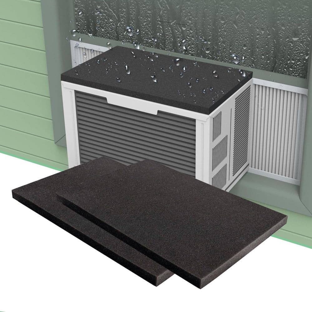 High Density Foam Strong Magnetic Backing Noise Isolating Window AC Drip Cushion, AC Cover, Cuttable Flexible Design price history on PriceWatchPro