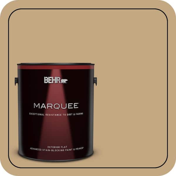 BEHR MARQUEE 1 gal. #N290-5 Pocket Watch Flat Exterior Paint & Primer