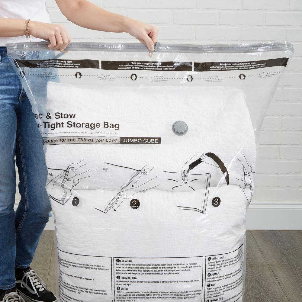 Airtight Jumbo Vacuum Storage Bags for Bedding and Clothes