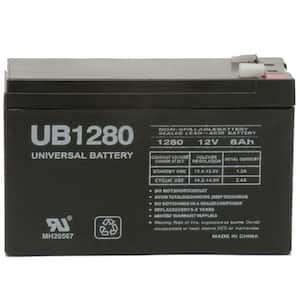 12-Volt 8 Ah F2 Terminal Sealed Lead Acid (SLA) AGM Rechargeable Battery