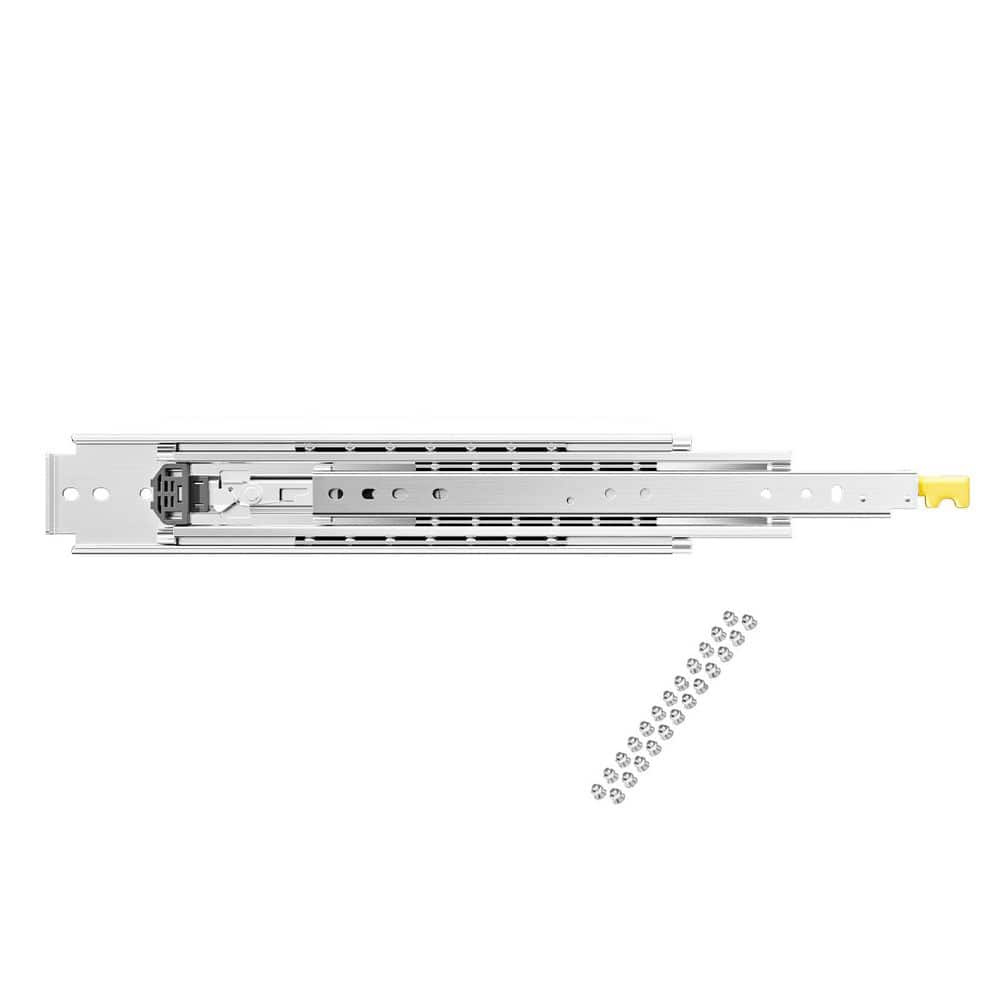 Full Extension Drawer Slides 40 in. Carbon Steel, Side Mount Heavy Duty Drawer Slides, 1-Pair for 500 lbs. 2025 Upgrade price history on PriceWatchPro