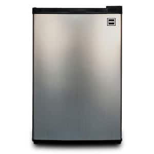 Danby DAR044A6DDB Compact Refrigerator - 21 - 4.4 cu ft - Iridium Silver Steel