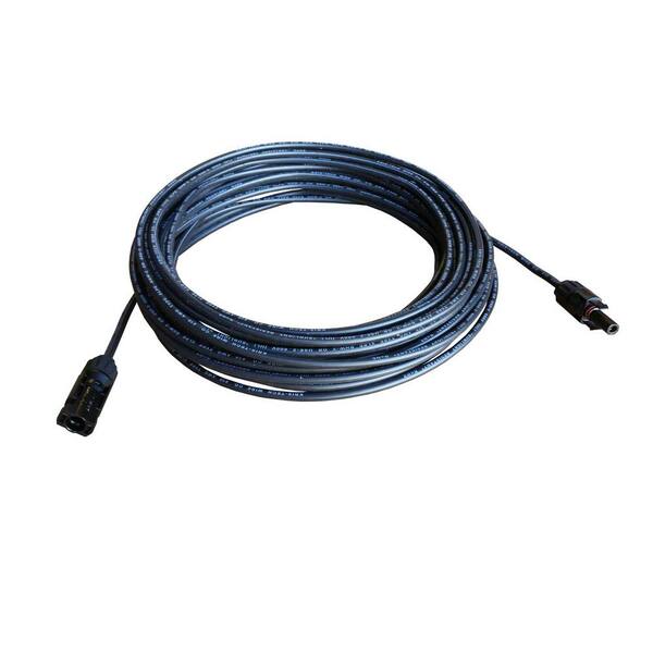 RICH SOLAR 10 AWG Solar Extension Cable - 50 Feet Red + 50 Feet Black With MC4 Connectors, Weatherproof