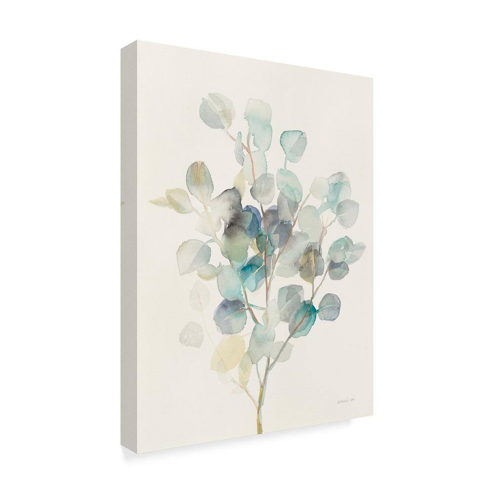 Eucalyptus III Multicolor Floral Canvas Art Print