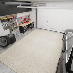 Lifesaver Non-Slip Indoor/Outdoor Long Hallway Runner Rug 7 ft. 9 in. x 29 ft. 11 in. Beige Polyester Garage Flooring
