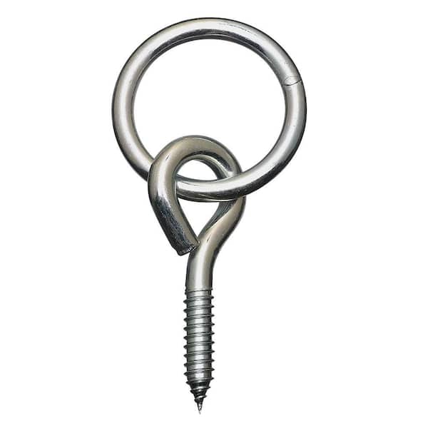 National Hardware 3/8 in. x 3-1/2 in. Zinc-Plated Hitch Ring with Screw