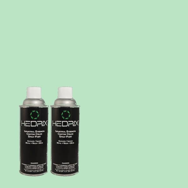 Hedrix 11 oz. Match of 1A52-3 Green Mantle Gloss Custom Spray Paint (2-Pack)