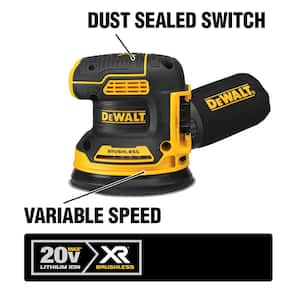 20V MAX XR Cordless Brushless 5 in. Random Orbital Sander and (1) 20V 3.0Ah Battery