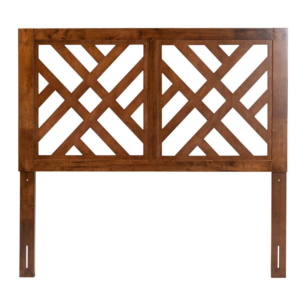 Aliya Walnut Brown Wood King Size Headboard