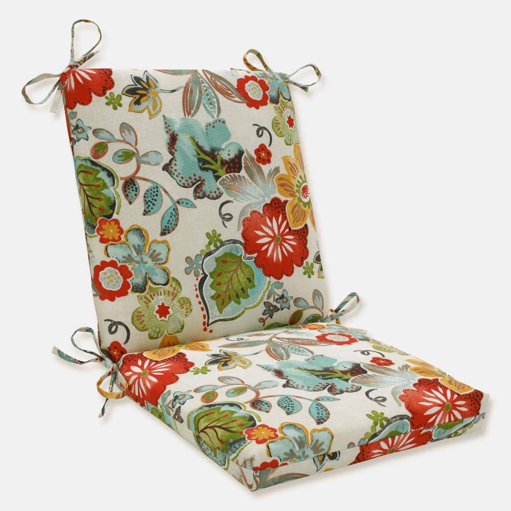 Alatriste Ivory Floral Indoor/Outdoor Chair Cushion