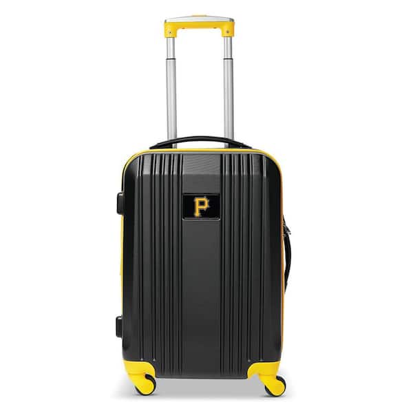 MLB Pittsburgh Pirates 21 in. Hardcase 2-Tone Luggage Carry-On Spinner Suitcase