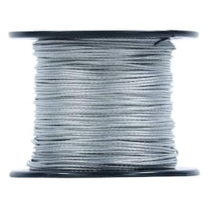 500 ft. Galvanized Steel Guy Wire Stability Cable Spool for Antenna Mast