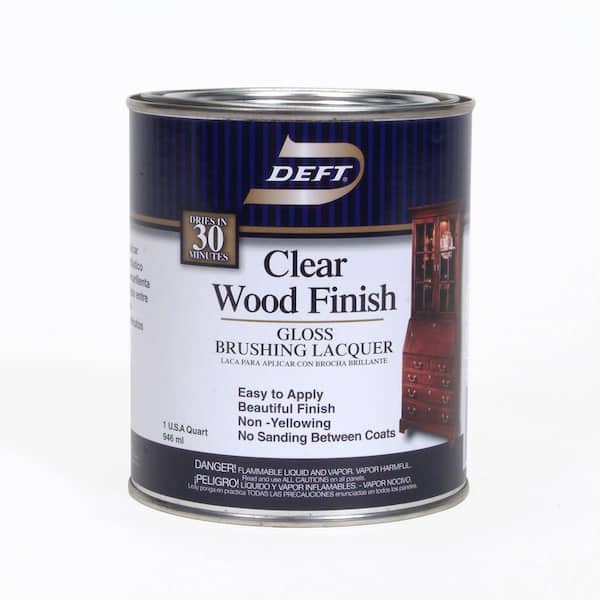 Deft 1 qt. Gloss Interior Clear Wood Finish Brushing Lacquer