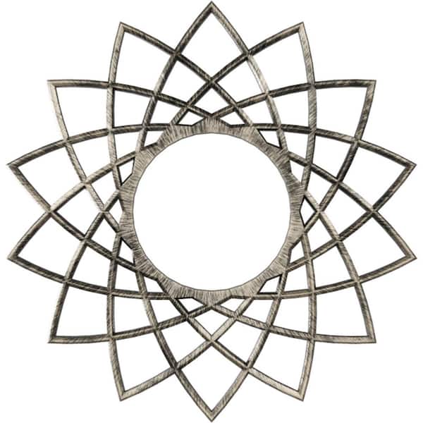 Ekena Millwork 1 in. x 34 in. x 34 in. Eleanor Architectural Grade PVC Pierced Ceiling Medallion