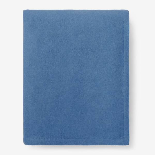 The Company Store Legends Luxury Blue Lambs Wool Twin Blanket 85075T