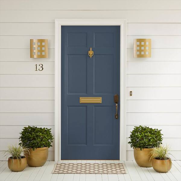 Dark Denim Satin Enamel Exterior Paint 