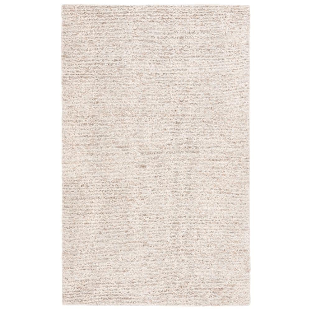 Natura 4 ft. x 6 ft. Ivory/Beige Patchy Solid Area Rug price history on PriceWatchPro