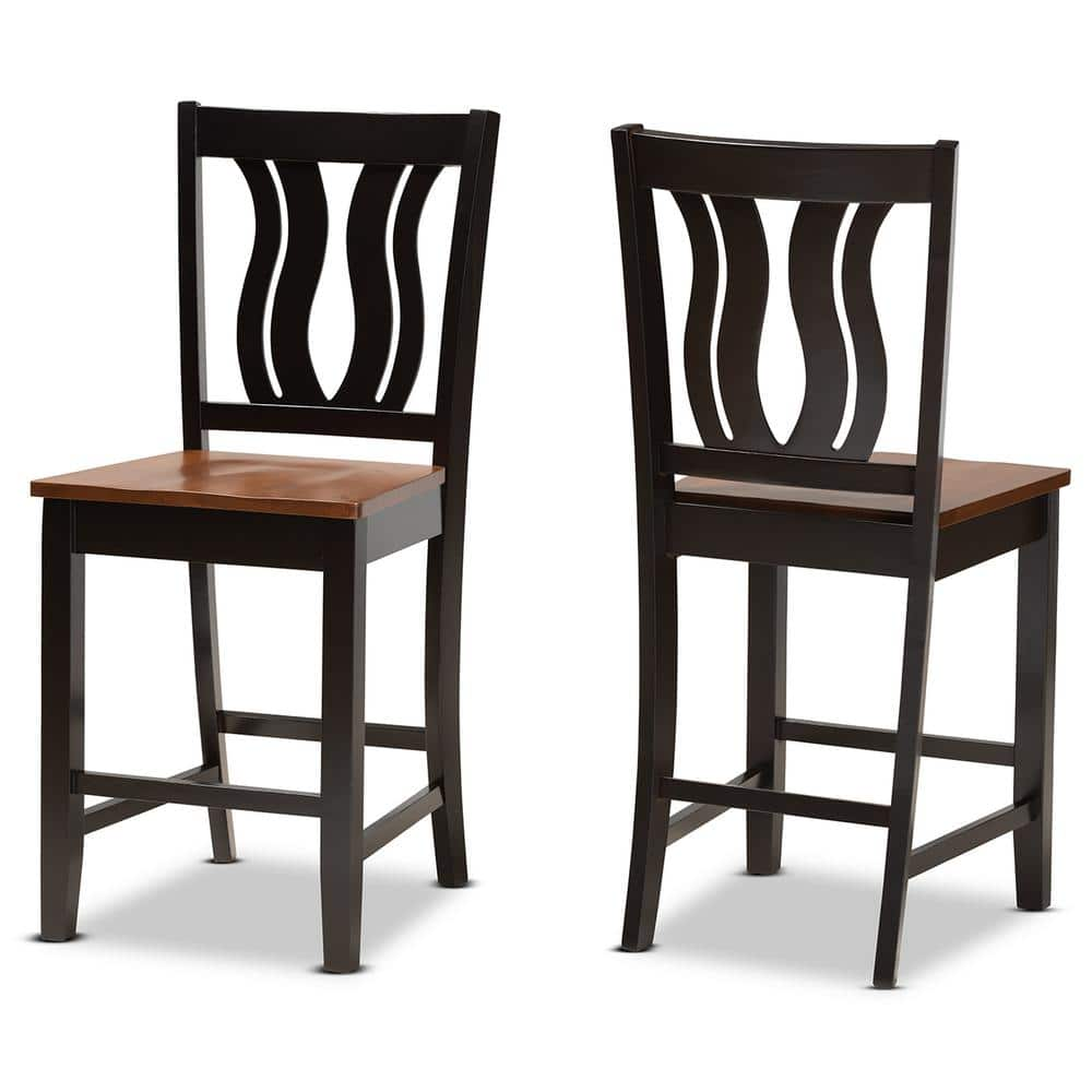 Baxton Studio Fenton Counter Stool - Set of 2