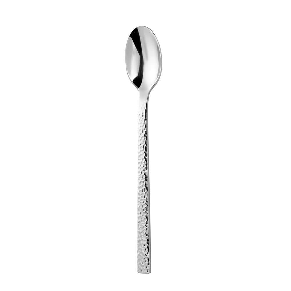 Oneida Chef's Table Hammered 18/0 Stainless Steel Iced Tea Spoons