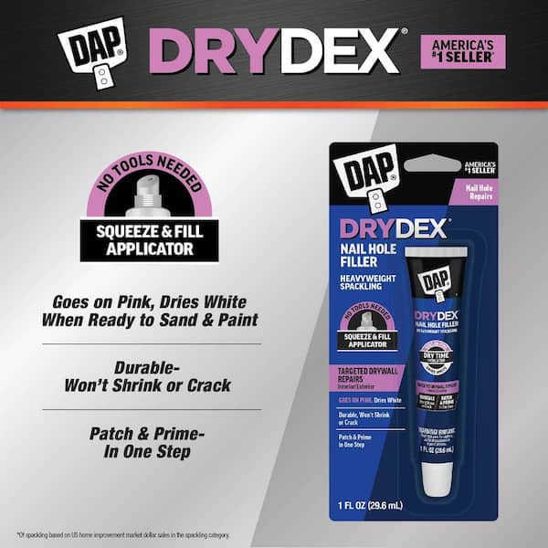 Drydex 1 oz. Dry Time Indicator Pink to White Spackling Paste (6-Pack)