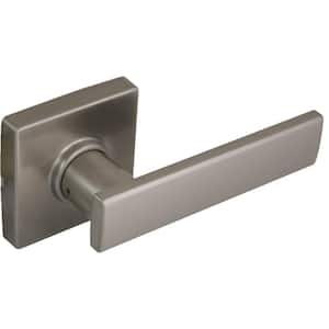 Westwood Satin Nickel Hall/Closet Door Lever with Square Rose