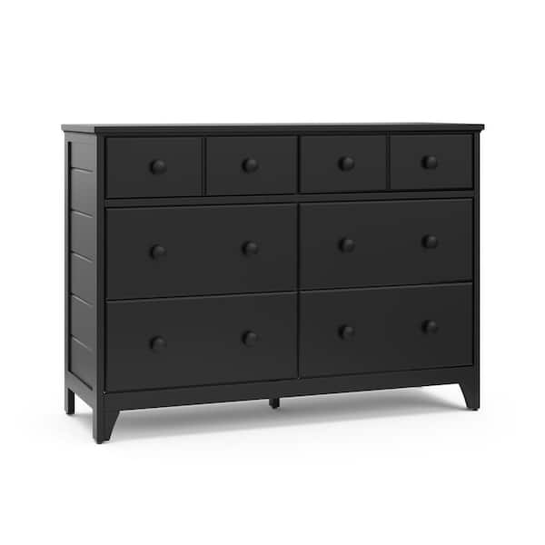 Moss Black 6-Drawer Dresser (W: 47.99 in. x D:17.05 in. x H: 34.65 in.)