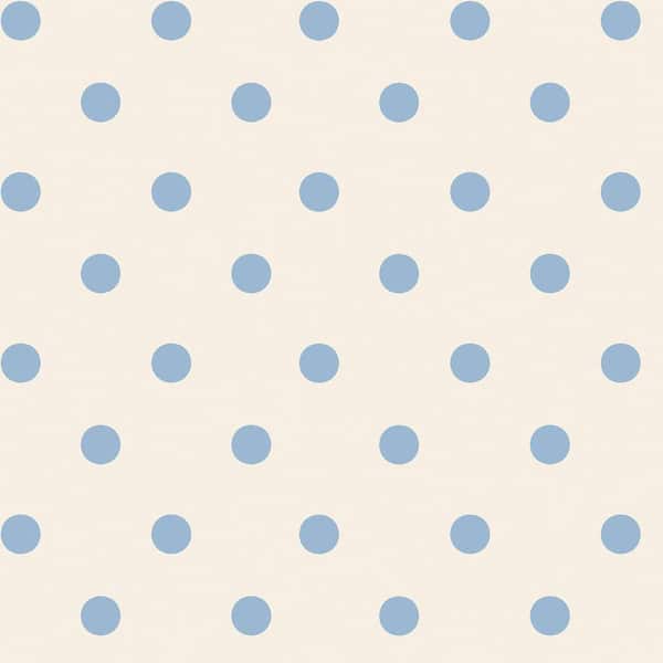 Unbranded Button Spot Blue Wallpaper Sample