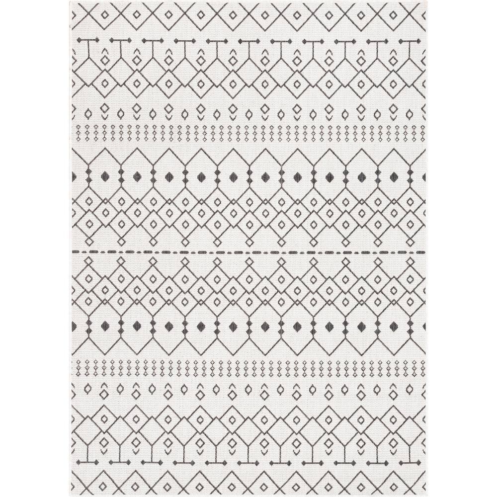 Medusa Nord Moroccan Tribal Ivory 7 ft. 10 in. x 9 ft. 10 in. Flatweave Indoor/Outdoor Area Rug price history on PriceWatchPro
