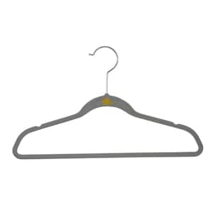 Kids 12-Pack Collar Saver Ultimate Hangers in Light Grey
