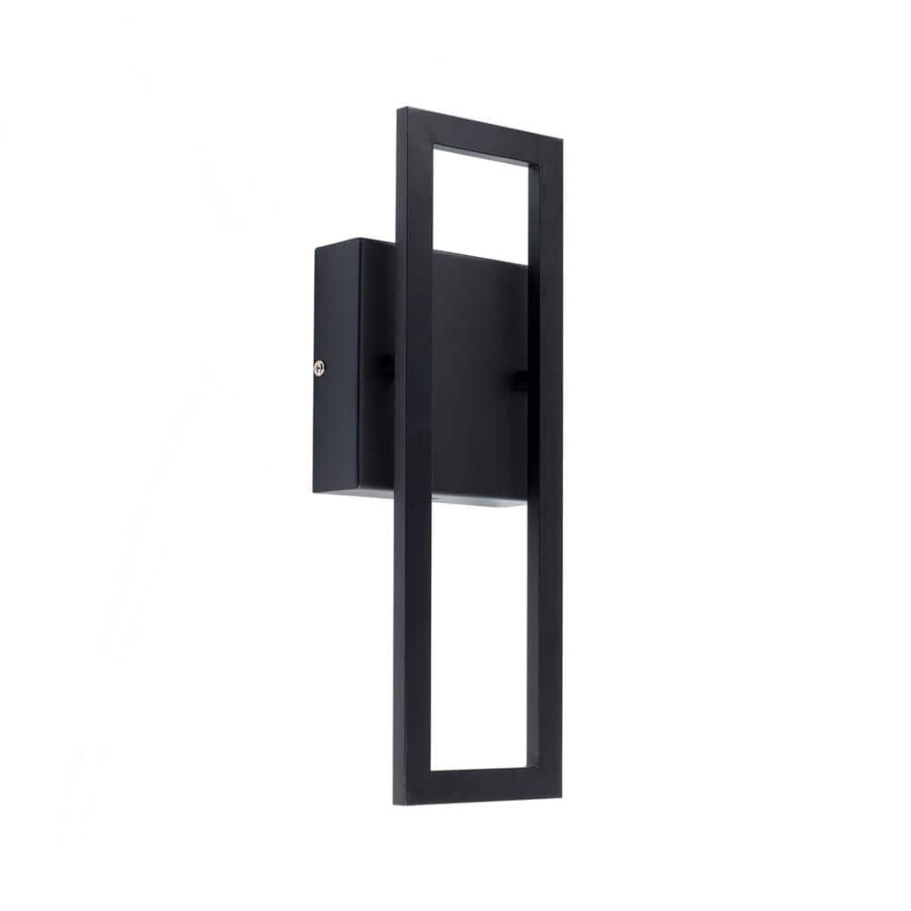 McKay Black Modern Indoor/Outdoor Integrated LED 1-Light Wall Sconce price history on PriceWatchPro