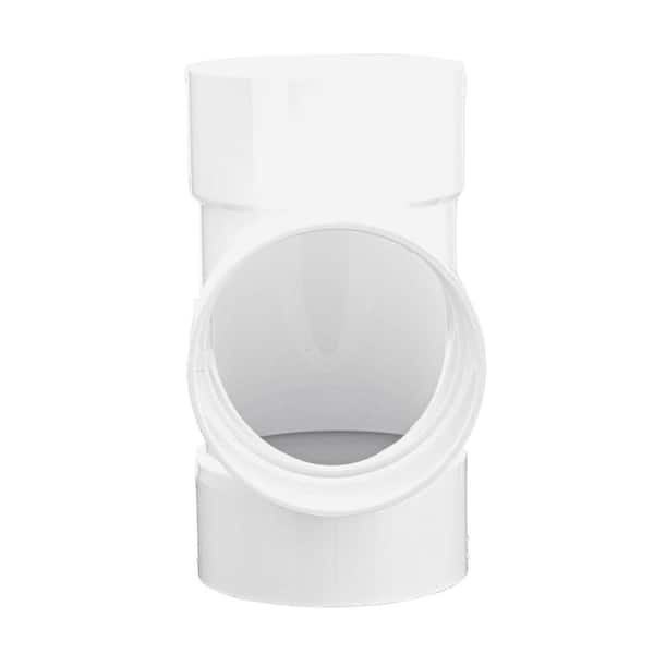 NDS PVC S&D Tee, 3 in. Hub X Hub X Hub 3P01 - The Home Depot