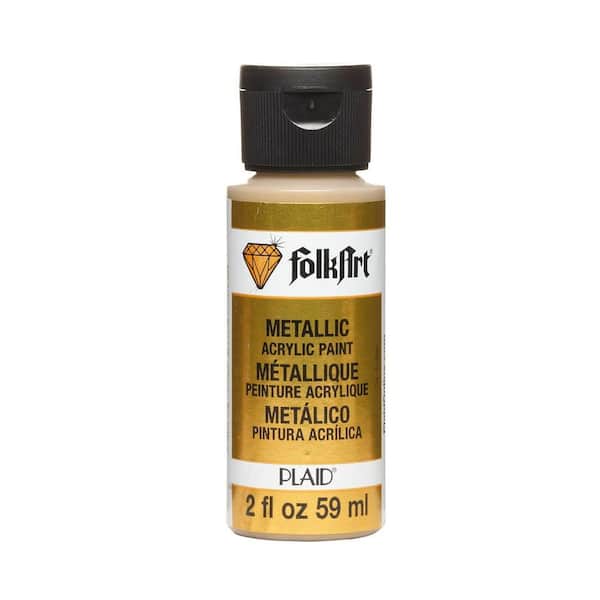 FolkArt 2 oz. Antique Gold Metallic Craft Paint