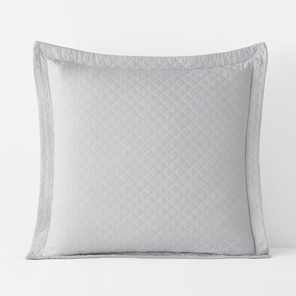 The Company Store Legends Hotel Norfolk Fog Egyptian Cotton Blend Euro Sham