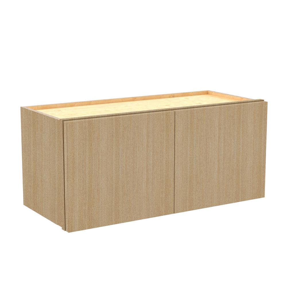 Hargrove 27 in. W x 12 in. D x 12 in. H Assembled Plywood Wall Bridge Kitch