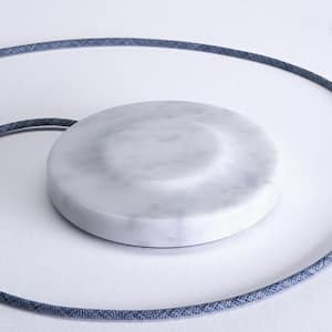 Genuine Stone Marble Wireless Charging Pad - White