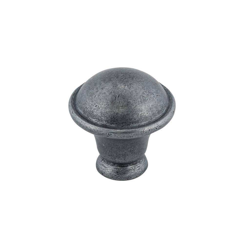 Nantes Collection 1-1/4 in. (32 mm) Vintage Pewter Round Cabinet Knob price history on PriceWatchPro
