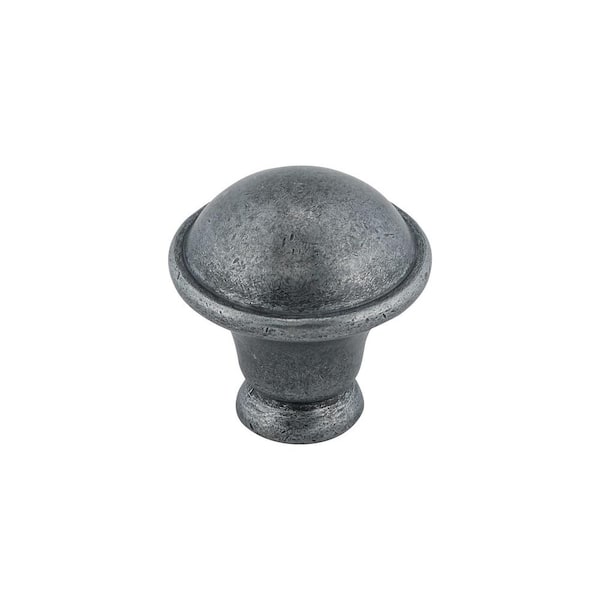 Richelieu Hardware Nantes Collection 1-1/4 in. (32 mm) Pewter Traditional Cabinet Knob