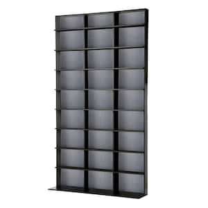 Elite Media Storage Cabinet Large 837CD/531DVD/630BR Black