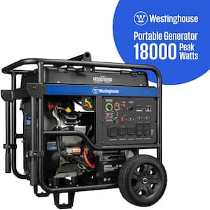 15,000/12,000-Watt Gas Powered Portable Generator with Remote Electric Start, Low THD, and 50 Amp Outlet