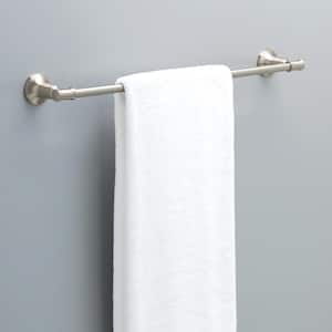Brushed Nickel Bath Towels Bar Rack Rail Double 570&190mm Roll Paper Holder 