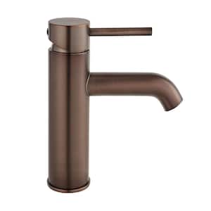 Ivy Single-Handle Single-Hole Bathroom Faucet in Oil Rubbed Bronze
