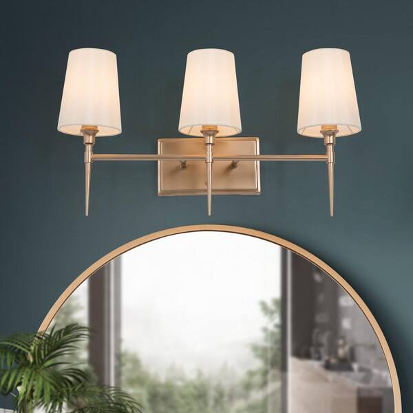 Details about   Modern Gold Bathroom Vanity Light Ismo 3-Light Indoor Wall Sconce Bath Bar Vanit 